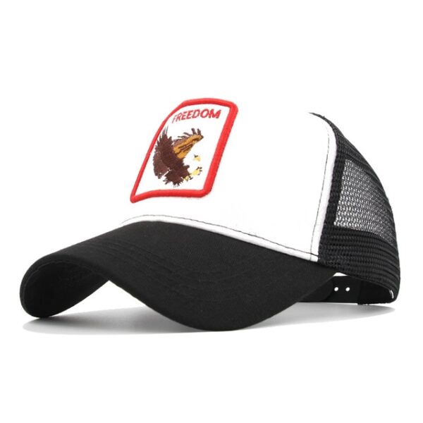 Animals Embroidery Baseball Caps Men Women Snapback Hip Hop Hat Summer Mesh hat Streetwear Bone gorra animales bordados