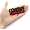 2pack Cowboy Edition Emblems, Seabee Emblem 3D Badge Decal Car Truck SUV,Refrigerator Sticker,Window Display Stickers,Bicycles, Laptops, Fridges