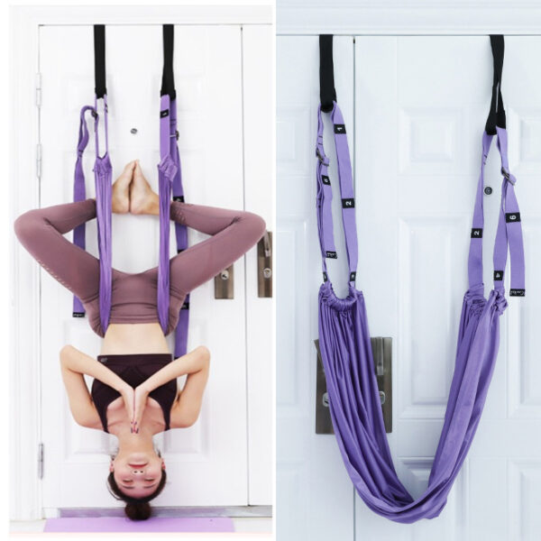 01ca6d70-f4f5-4793-861b-b593e50a75ee.jpg Fitness Hip Stretch Yoga Belt Inverted Rope Pull Stretch Belt Split Lower Waist Trainer
