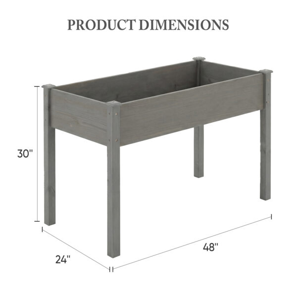 01e73d31-fca3-4e68-aedf-1d84cb8b578f.jpg A Legged Elevated Flower Pot, An Outdoor Planting Box With Padding, Used For Growing Herbs, Flowers And Vegetables
