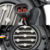 1 Pair LED Fog Lights Compatible With 2011-2015 Peterbilt 587 2014-2021 Kenworth T660