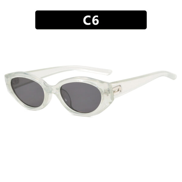 Rice nail irregular sunglasses new sunglasses cat eye women's UV resistant sunglasses