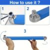 Extension Socket Wrench Set - Offset Impact Tool, Equipped With A Multi-functional Adapter - Durable Maintenance Tool For Automotive Repair