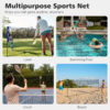 DOUBLE FISH Portable Badminton Net Versatile Portable Badminton Net - Foldable, Standard Size For Indoor & Outdoor Sports - Ideal For Volleyball & Tennis Training