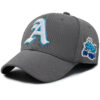 Fashion Gothic Letter A Side Whale Embroidery Baseball Caps Spring and Autumn Outdoor Adjustable Casual Hats Sunscreen Hat