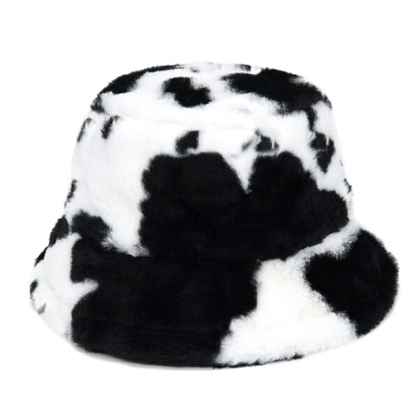 588775551 Autumn Winter Camouflage Faux Fur Bucket Hats Women Girl Fashion Warm Soft Velvet Fluffy Fisherman Hat Ladies Outdoor Panama