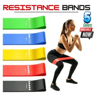 0cf94b40-2e1c-47ca-b51c-98dd334a0eb0.jpg Resistance Bands Loop Set Of 5 Exercise Strength Workout Fitness Yoga Booty Band Training