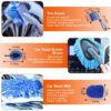 13f1e256-d6ad-45e5-b457-8ee903084816.jpg 26Pcs Car Detailing Brush Kit Exterior Interior Car Cleaning Set Drill Brush Set Car Buffing Sponge Pads Kit For Cleaning Automobile Interior Exterior Wheels Dashboard