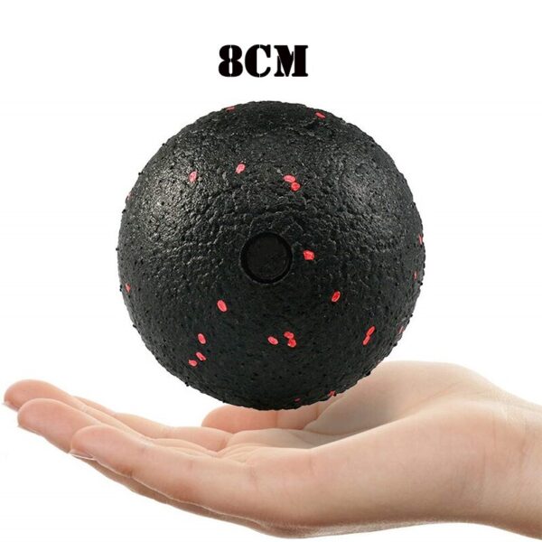 (Ship Now) 2Pc Peanut Fitness Massage Ball Set Double Lacrosse Mobility Ball for Myofascial Physical Therapy Deep Tissue Massage