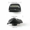 2x RED OLED TUBE LED License Plate Light Lamp For 2005-15 Tacoma Tundra