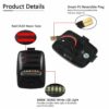 2x RED OLED TUBE LED License Plate Light Lamp For 2005-15 Tacoma Tundra