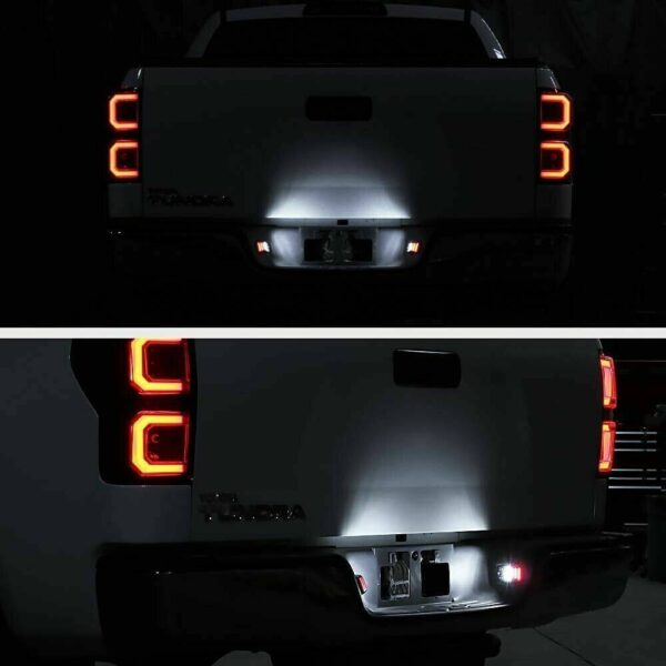 2x RED OLED TUBE LED License Plate Light Lamp For 2005-15 Tacoma Tundra