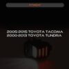 2x RED OLED TUBE LED License Plate Light Lamp For 2005-15 Tacoma Tundra