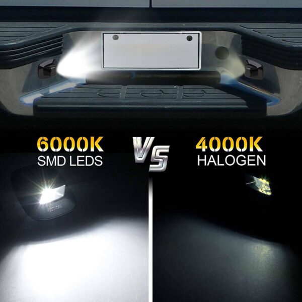 Rear LED License Plate Light Tag Lamp Assembly For Chevy GMC K1500 K2500 K3500