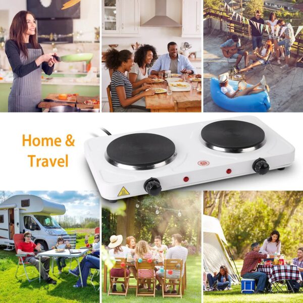 191ffc73-390f-49e9-ae83-cf7c7aed3047.jpg 2000W Double Electric Burner Portable Dual Counter Stove Countertop Hot Plate Kitchen Cooker Stove With 5 Gear Temperature Control