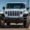 2Pc 7in 6000LM Round LED Headlight Halo Angel Eyes For Jeep Wrangler TJ JK CJ With H4 To H13 Adapter Plug And Play
