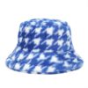 588775528 Autumn Winter Camouflage Faux Fur Bucket Hats Women Girl Fashion Warm Soft Velvet Fluffy Fisherman Hat Ladies Outdoor Panama