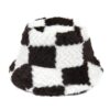 588775534 Autumn Winter Camouflage Faux Fur Bucket Hats Women Girl Fashion Warm Soft Velvet Fluffy Fisherman Hat Ladies Outdoor Panama