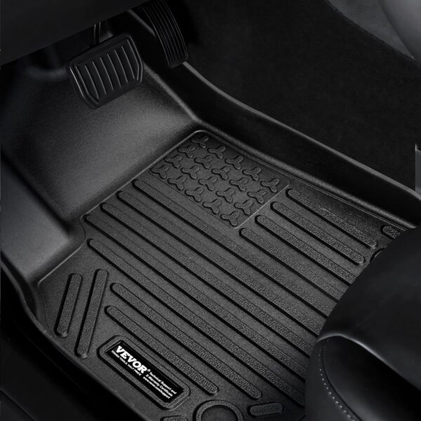 Automotive Floor Mats Fits For Tesla Model Y 2021-2024 3 Pcs TPE Liners