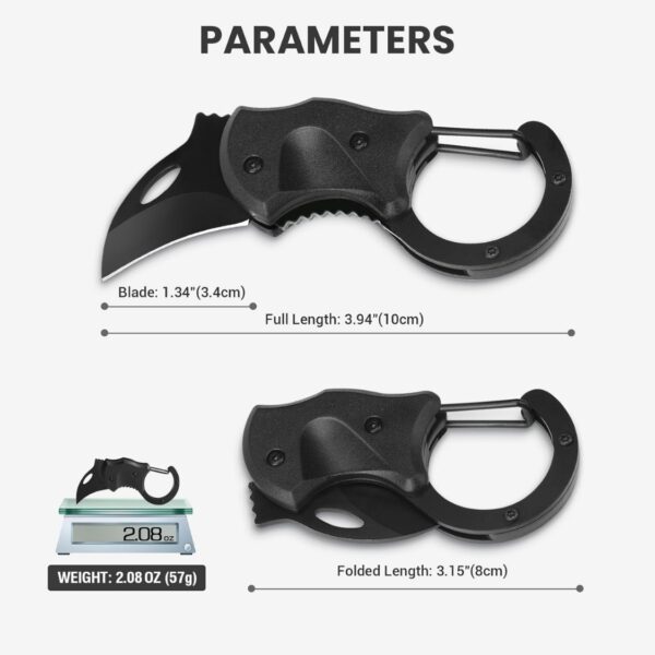 Small Pocket Knife Gift For Men Keychain Box Cutter With 1.34inch Blade, Mini Folding Knives EDC Gadgets, Stocking Stuffers Gift For Adults Men Him