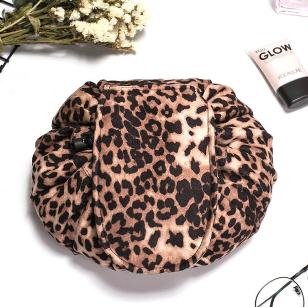 2163060086362.jpg Animal Printing Large Capacity Drawstring Lazy Cosmetic Storage Bag