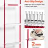 Fire Escape Ladder, 2-Story 13FT Retractable Emergency Fire Ladder, Lightweight Aluminum Alloy Safety Escape Ladders With Sturdy Polyester Strap, Anti-Slip Rung & Wide Steps