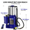 21f7a2191db24a889041ddbffc6eab5b.jpg Air Hydraulic Bottle Jack 32 Ton Manual Auto Truck RV Repair. Automotive Lift Tools Heavy Duty Truck