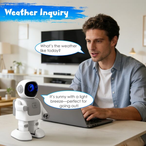 22382ce1-4714-4f5c-ba94-be74cded202f.jpg AI Dancing Robot Toy Smart Interactive Learning & Entertainment Robot For Kids With Bluetooth Music Programmable Moves Voice Assistant