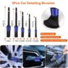 234fb76a-7005-4d3c-b8f0-4c07c9ead4cc.jpg 26Pcs Car Detailing Brush Kit Exterior Interior Car Cleaning Set Drill Brush Set Car Buffing Sponge Pads Kit For Cleaning Automobile Interior Exterior Wheels Dashboard