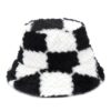 588775536 Autumn Winter Camouflage Faux Fur Bucket Hats Women Girl Fashion Warm Soft Velvet Fluffy Fisherman Hat Ladies Outdoor Panama