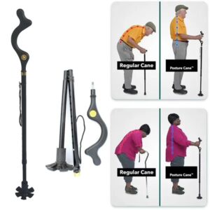 23d658fe-e6d6-48a2-97c3-458e5ef3456d.jpg Posture Cane Adjustable Height Walking Stick Hiking Walking Aid Cane