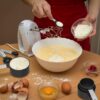 Stackable Measuring Cups & Spoons Set - Black Nesting Kitchen Gadgets With Stainless Steel Handles