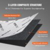 Car Sound Deadening Mat, 50 Mil 52 Sqft Car Sound Dampening Material, Butyl Automotive Sound Deadener, Noise Insulation And Vibration Dampening Material For Car