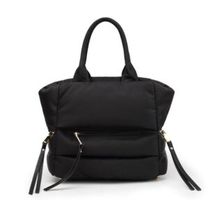588615317 New Winter Space Cotton Handbag Women Casual Totes Bag Down Feather Padded Lady Shoulder Bag Sac A Mian Crossbody Bag