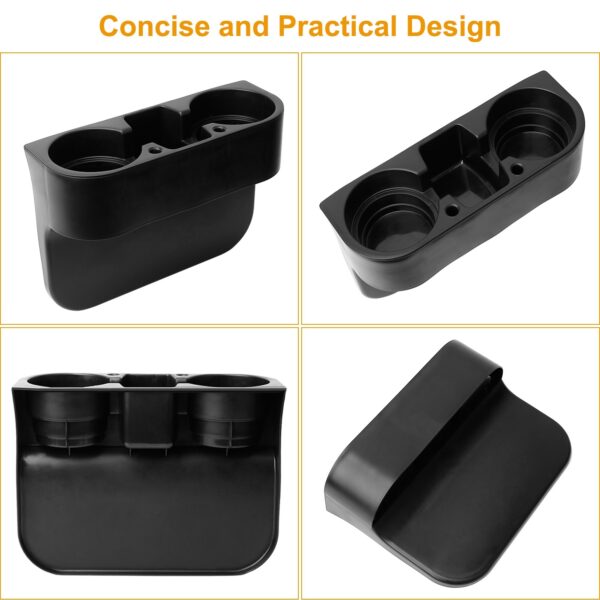2a9b05c5-4a79-49fc-b3bc-826fb12bc1e0.jpg 1Pc Car Seam Cup Holder Seat Gap Wedge Drink Storage Organizer Console Side Pocket Mount Stand For Pen Phone Bottle Sunglasses