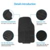 2b8185ac-a7ed-4601-bf66-69d02ac0b57e.jpg 4Pcs Automotive Floor Mats Front And Rear PVC Rubber Floor Mats Heavy Duty Drive Vehicle Car Mats With Trimmable Design Fit Most Cars SUVs Trucks
