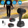 130000RPM Cordless Mini Blower, 1000W Powerful Motor With Turbo Tech - 550g Wind Pressure&600g Blowing Force, 64mm Air Output For Heavy Debris Cleaning