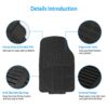 2d5fd9ec-60ad-475c-92cd-6e7a361d1a29.jpg Set Of 3Pcs Automotive Floor Mats Set Front Rear PVC Rubber Floor Mats Heavy Duty Drive Vehicle Car Mats With Trimmable Design Fit Most Cars SUVs Trucks