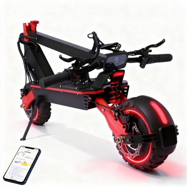 2fd760c9-5565-4893-be82-cef7e11ffb2c.jpg Newest Design High Power Off-Road K26 E-Scooter