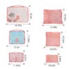 9Pcs Per Set Clothes Storage Bags Water-Resistant Travel Luggage Organizer Clothing Packing Cubes For Blouse Hosiery Stocking Underwear