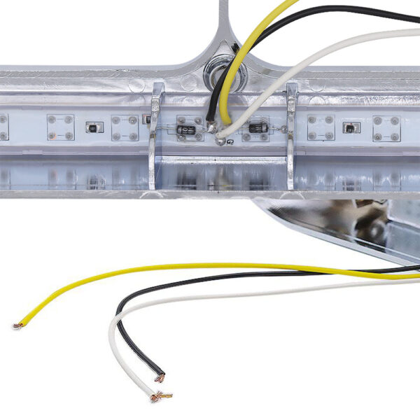 For Kenworth T400 T600 T800 W900B W900L Clear Headlight Bezel Amber LED Light