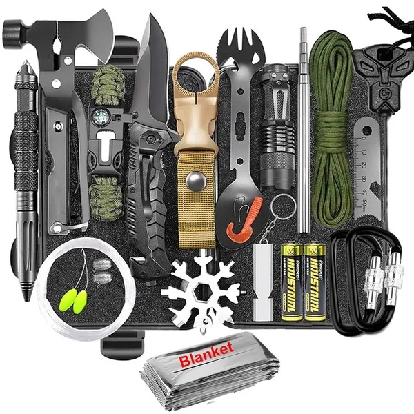 3448d3e4-17ab-4c02-8134-fa74c05e1487.jpg Emergency Survival Kit 30 In 1 Professional Survival Gear Equipment First Aid Supplies For SOS Tactical Hiking Hunting Camping
