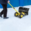 Adjustable Manual Snow Removal Vehicle