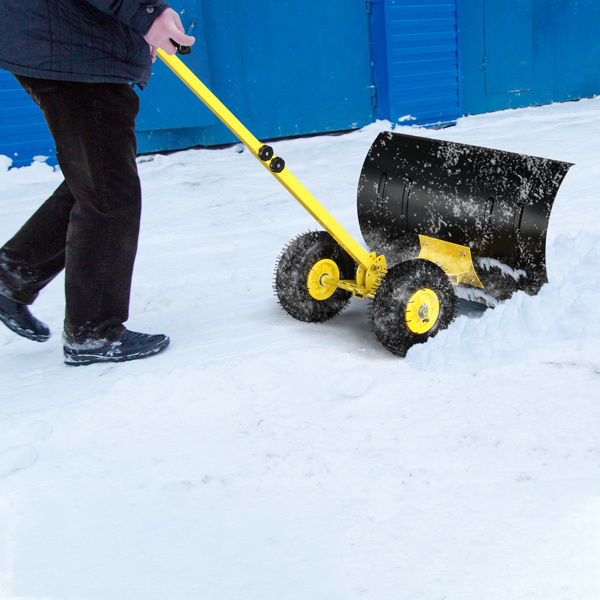 Adjustable Manual Snow Removal Vehicle