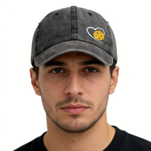 364bab83-8bc2-49d8-add9-c54c211cc18a.jpg Pickle Ball Hat For Men Women, Adjustable Embroidered Wash Cotton Baseball Cap