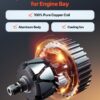 3712e9ec-b6fb-46f7-a182-fbba96afaf5f.jpg Car Alternator 11185, Fit For Chevrolet Impala LS, LT 3.5L 2006-2011, Impala LTZ 3.9L 2009-2010, Monte Carlo V6 2006-2007, Automotive Replacement Alternator 0124425102, 0124425032, 10335497