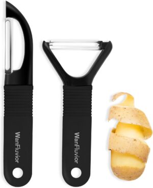 37c3af53-36c9-4400-9951-8d4af151ee80.jpg Kitchen Vegetable Peelers, Swivel Vegetable Peeler And Y-Shaped Potato Peeler, Multi-Function Fruit & Vegetable Peeling Tool