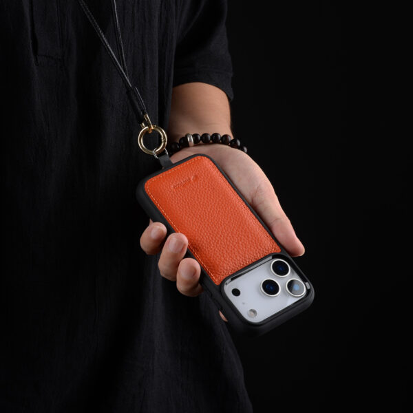 588780517 Melkco Leather Case for iPhone 17 Pro Max, Full Coverage Genuine Leather, iPhone 16 Pro, iPhone 15 Pro with Skin Design, iPhone 14 Fashionable Cover