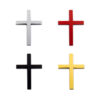 Car Metal Sticker 3D Cross Bumper Stickers