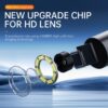 HD Waterproof Endoscope Camera  High-Brightness LED Lights  For Home Plumbing & Automotive Repair